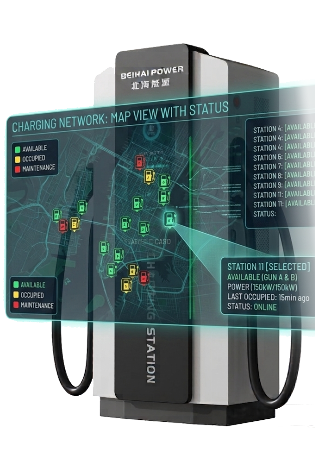 Station grid map